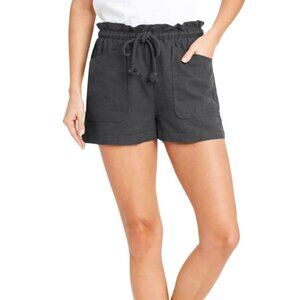UNIVERSAL THREAD Grey Mid-Rise Tie Waist Utility Shorts Size X-Small EUC